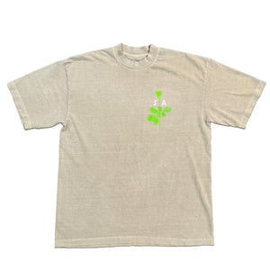 Santee Alley "Enjoy The Silence" Shirt (Mushroom/Lime)