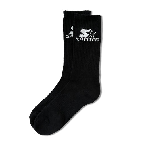 SANTEE LOGO CREW SOCK (BLACK)