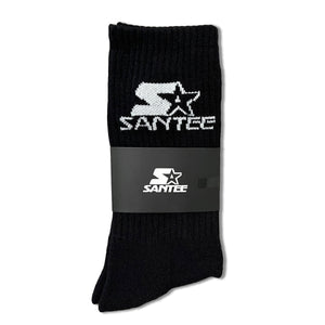 SANTEE LOGO CREW SOCK (BLACK)