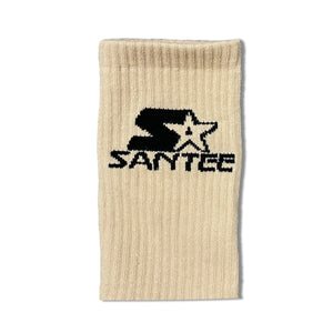 SANTEE LOGO CREW SOCK (SAND)