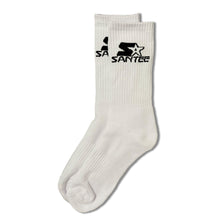 Load image into Gallery viewer, SANTEE LOGO CREW SOCK (WHITE)